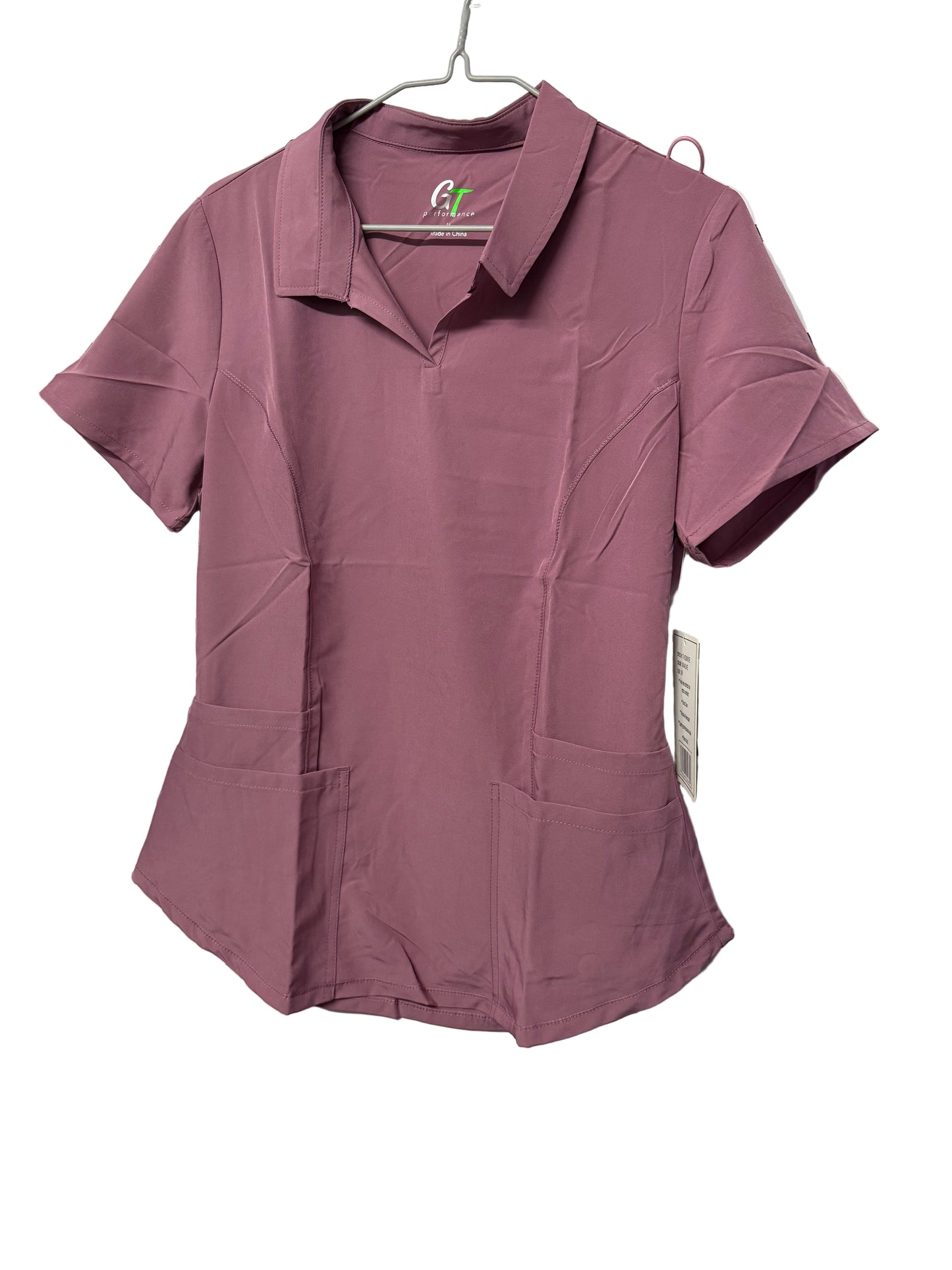 Polo Collar Scrub Top