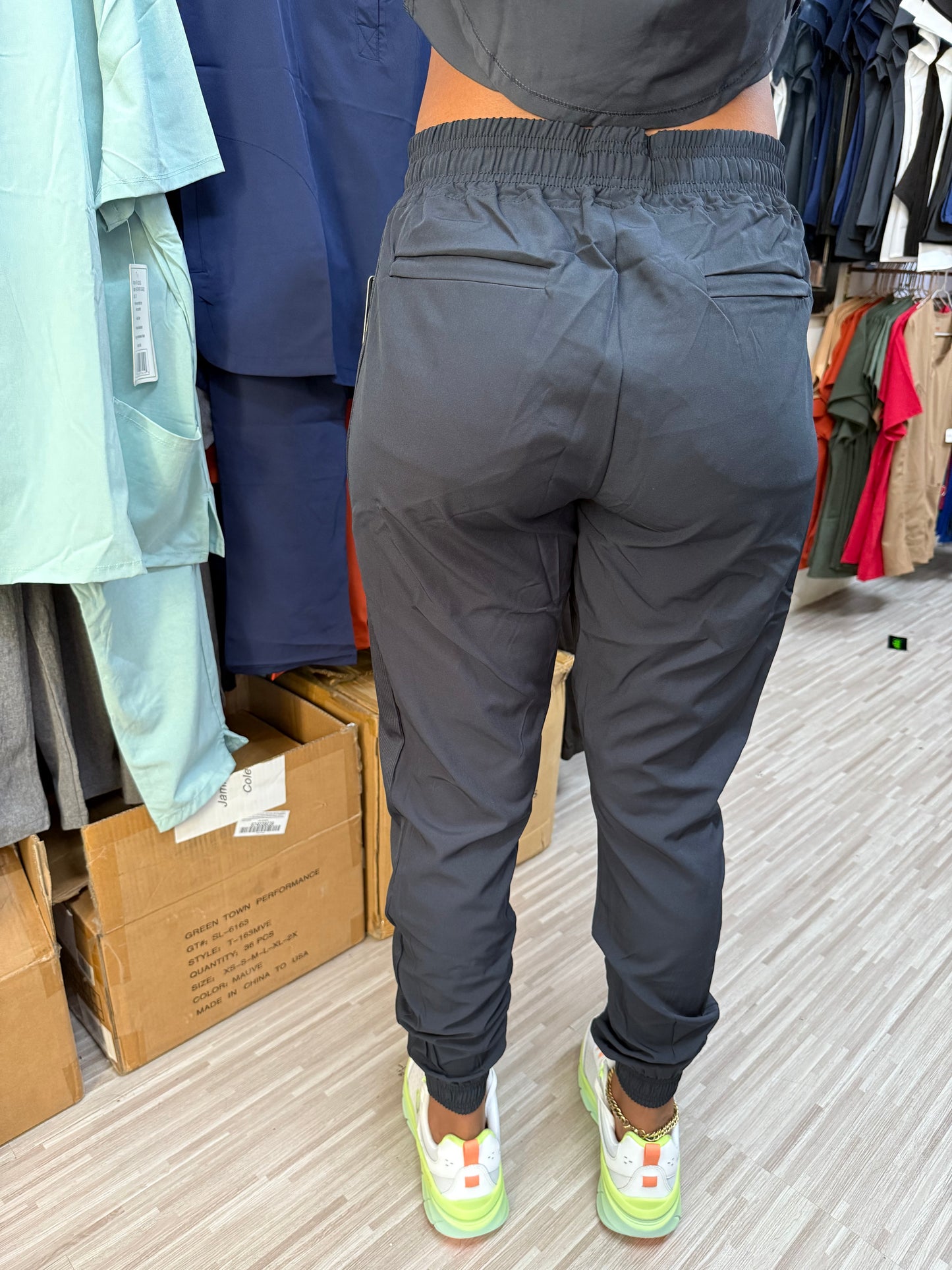 Hidden zipper jogger Pants