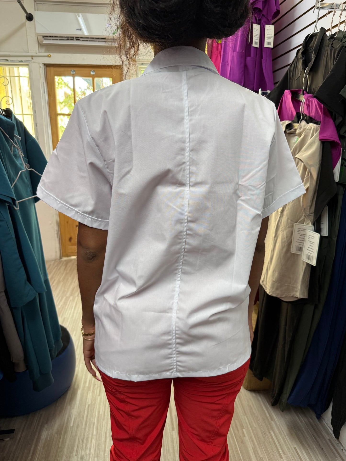Unisex Short sleeve Lab Coat