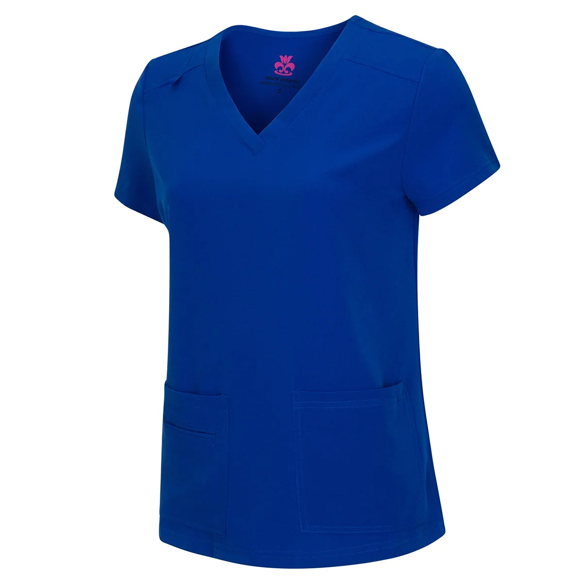 Natural Uniforms Women's Breathable Cool Stretch Fabric Scrub Top