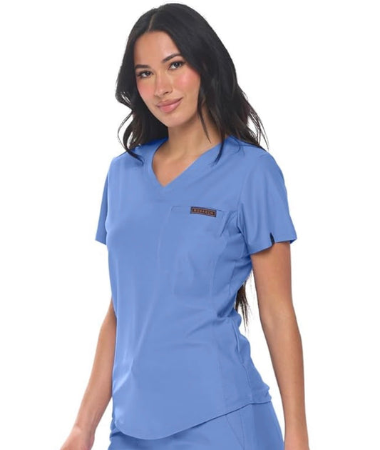 Monarch 1-pocket V-neck scrub Top