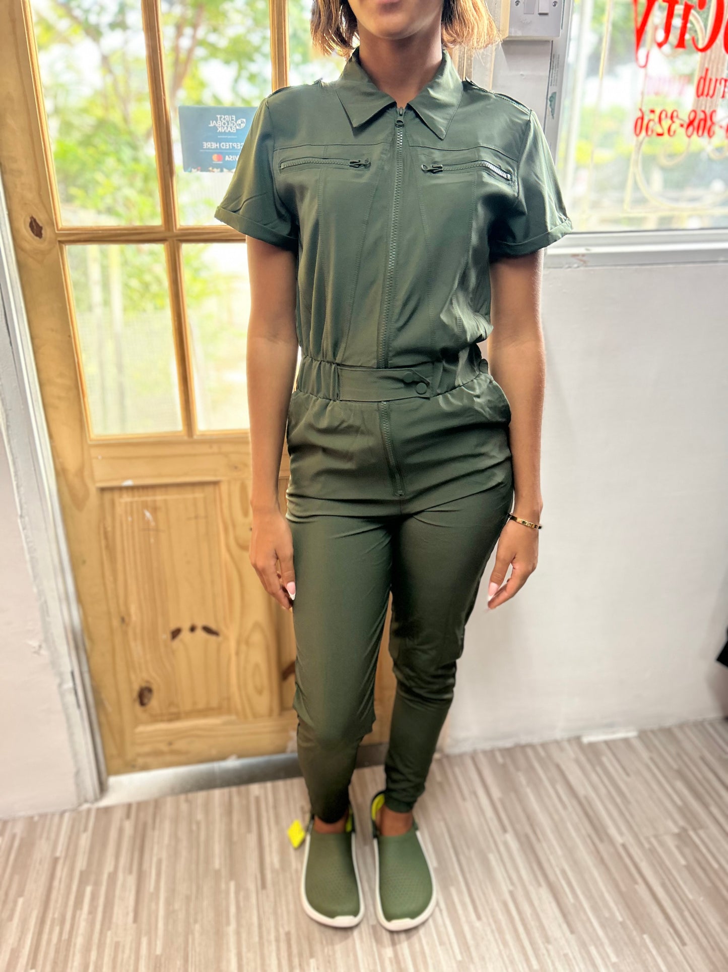 “Snatched” scrub Jumpsuit