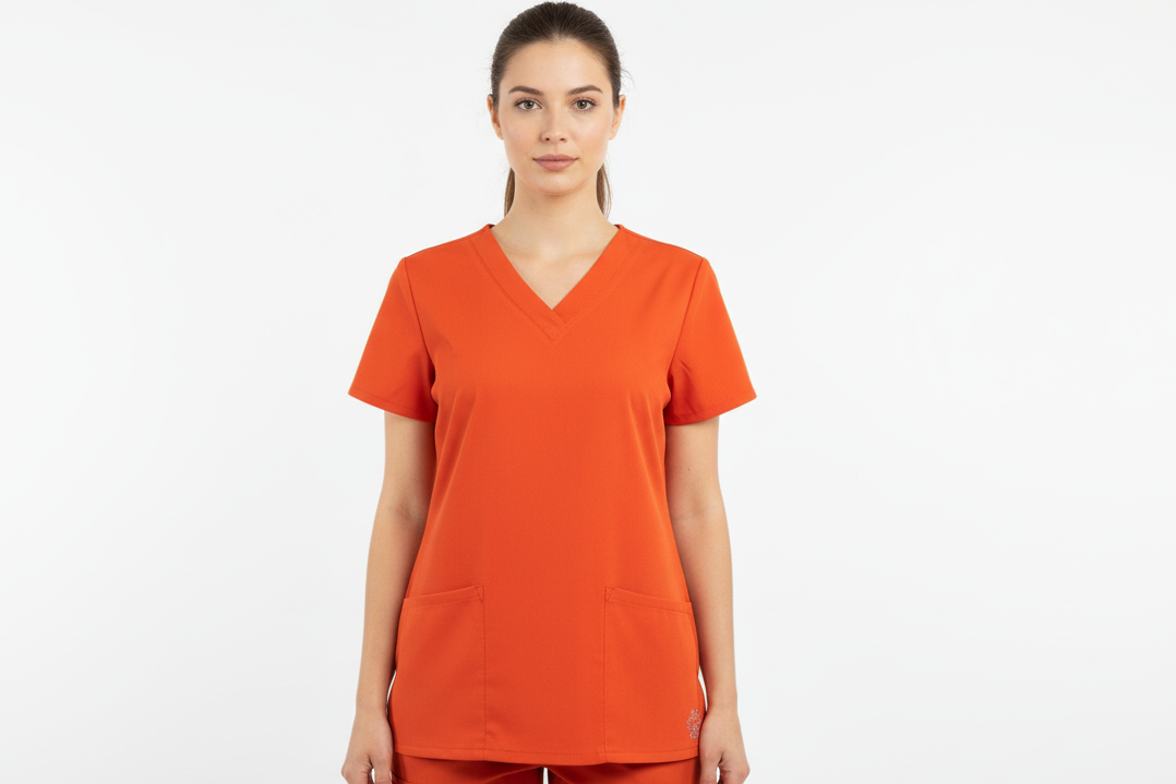 GTP unisex v- neck  scrub top