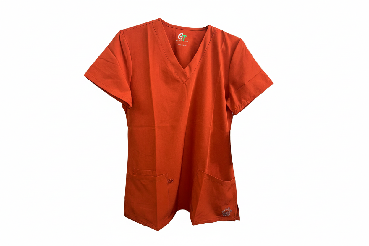 GTP unisex v- neck  scrub top
