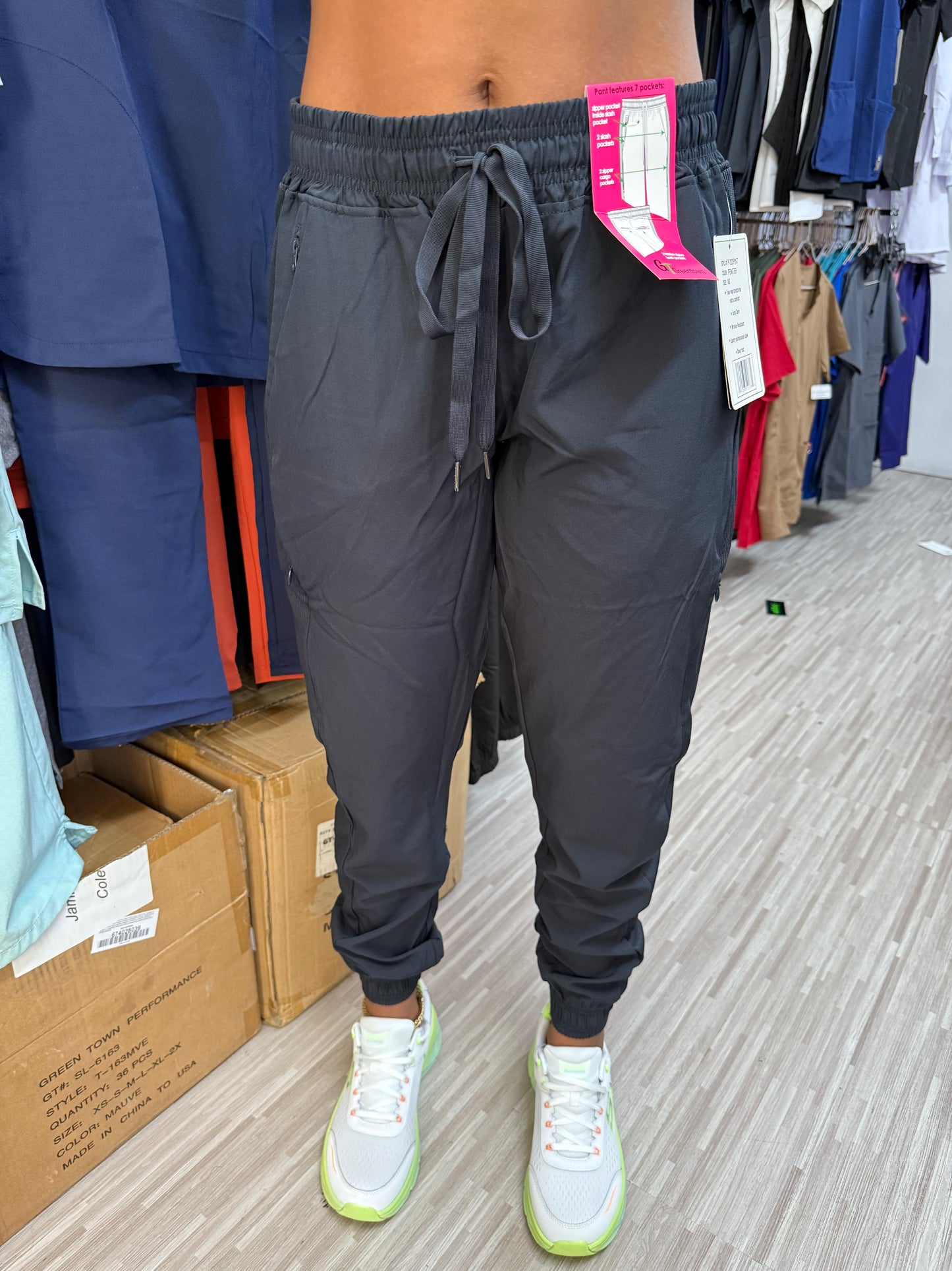 Hidden zipper jogger Pants