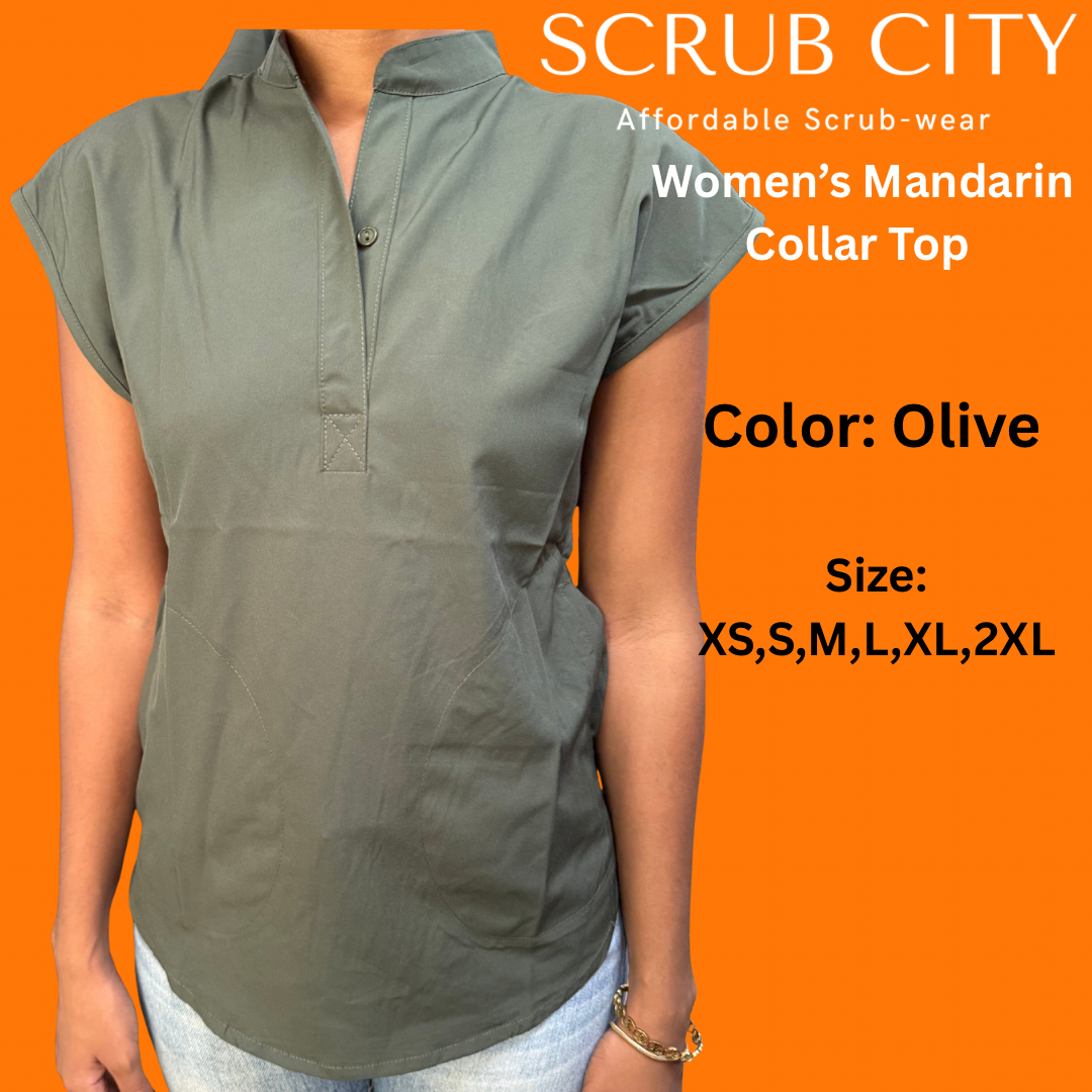 Women’s mandarin collar top