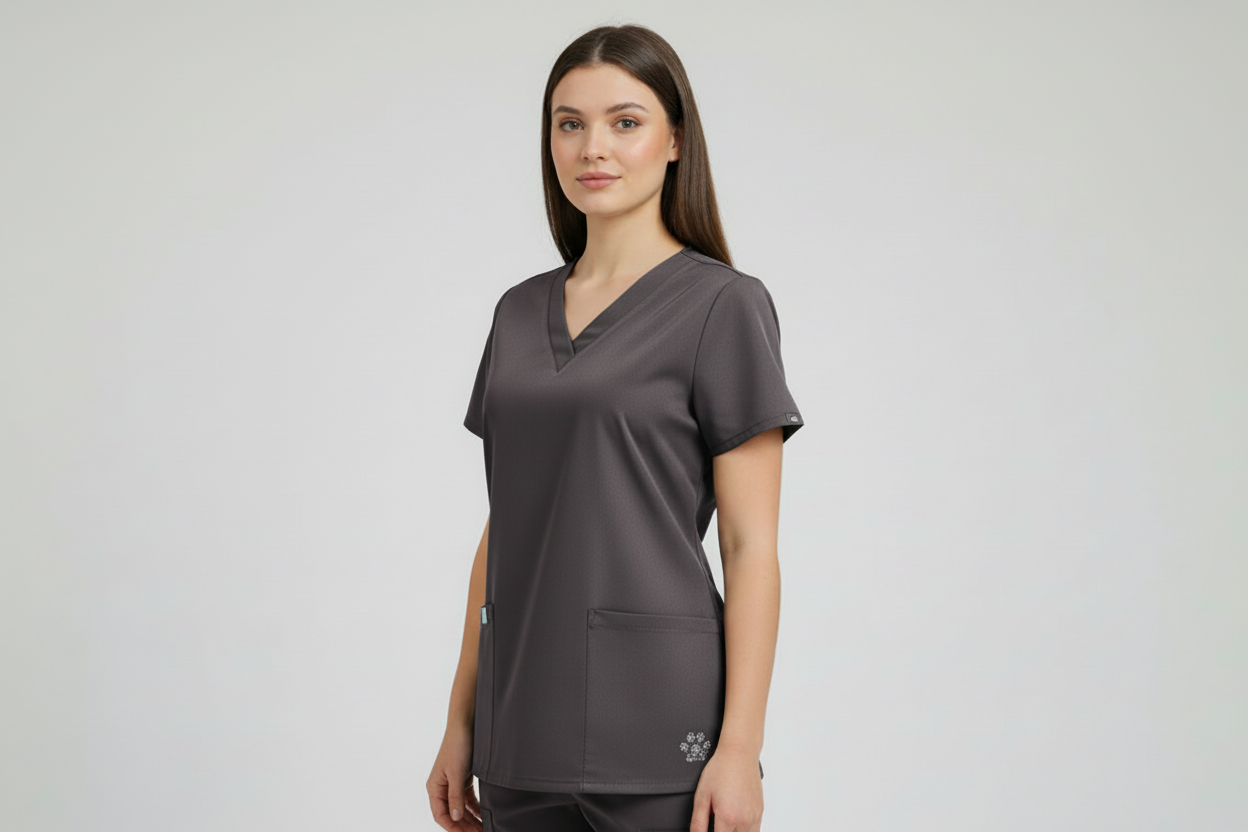 GTP unisex v- neck  scrub top