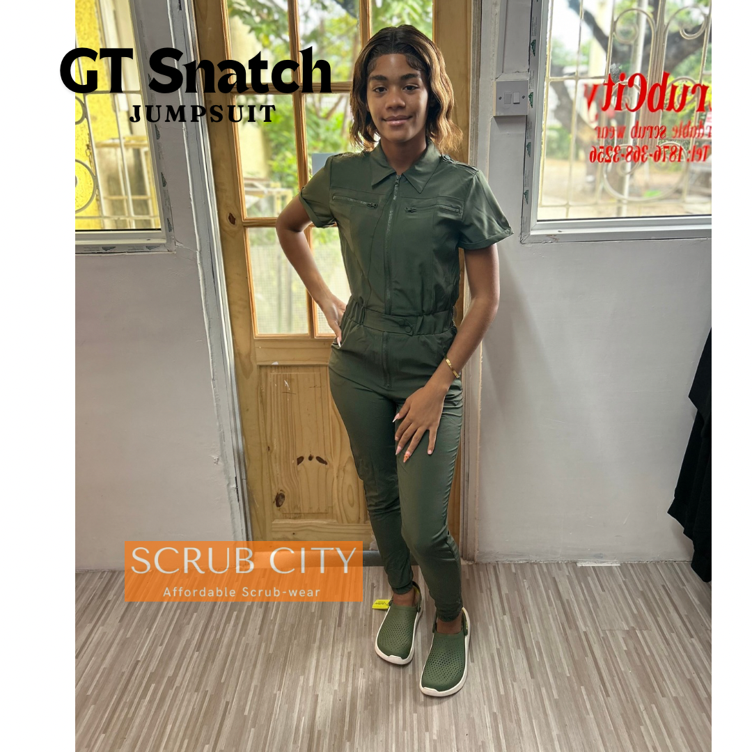 “Snatched” scrub Jumpsuit