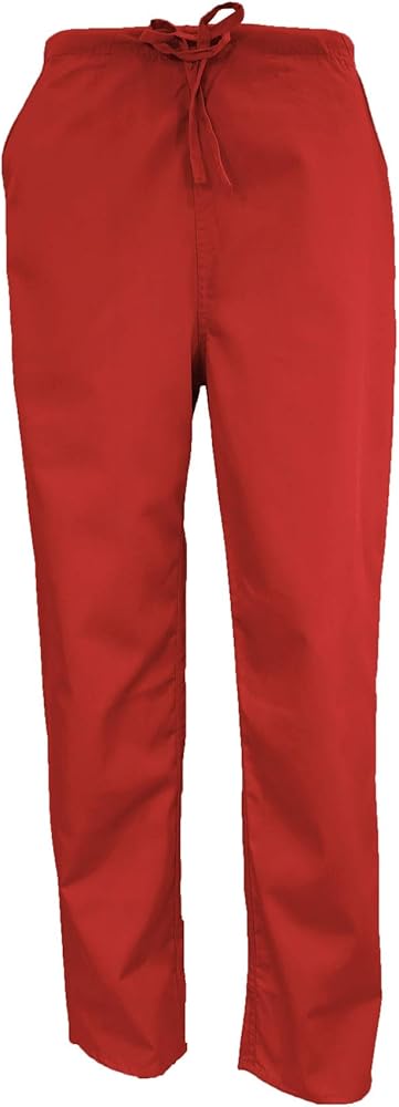 UNISEX SIX POCKET SOLID SCRUB PANTS