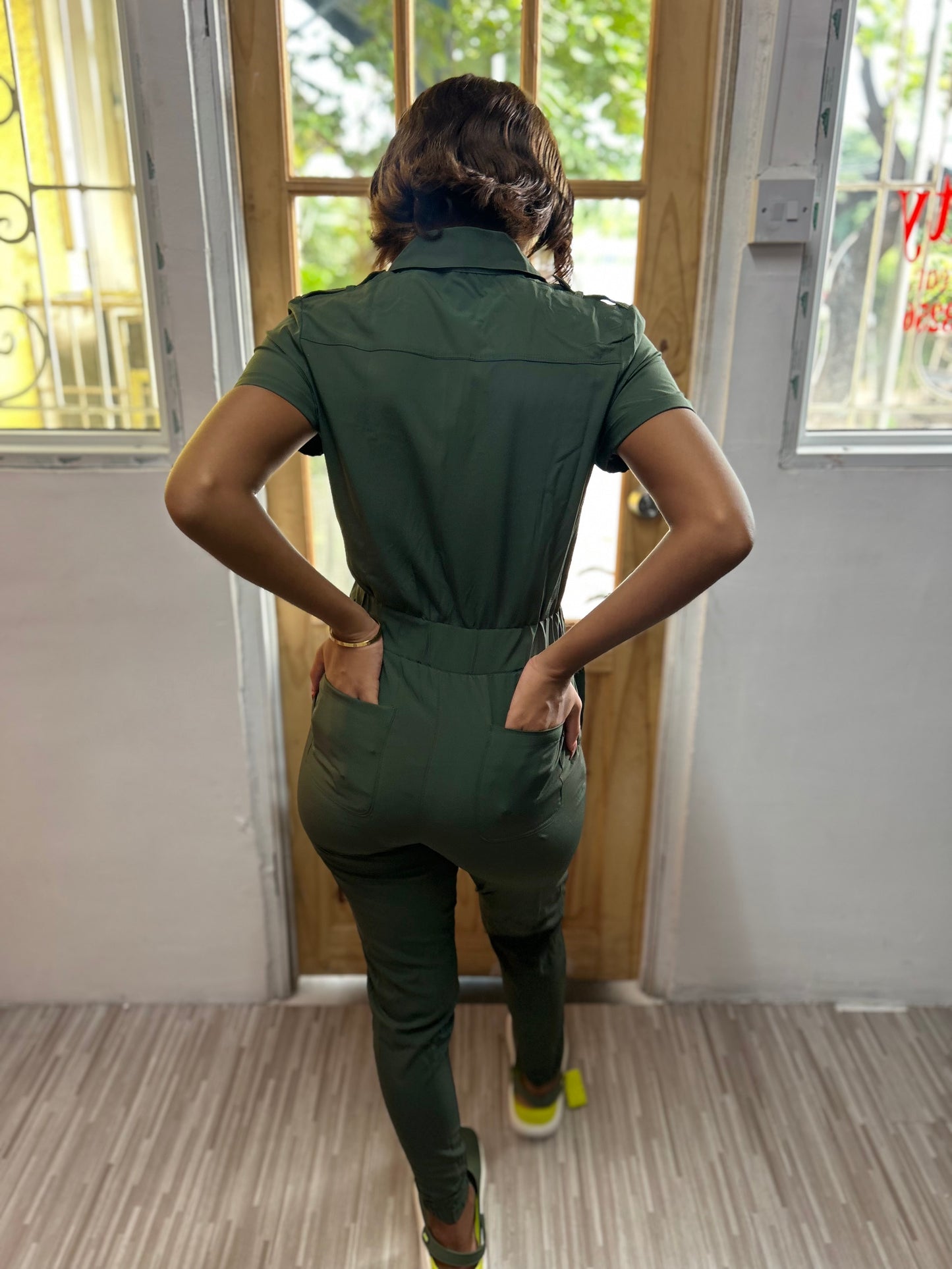 “Snatched” scrub Jumpsuit