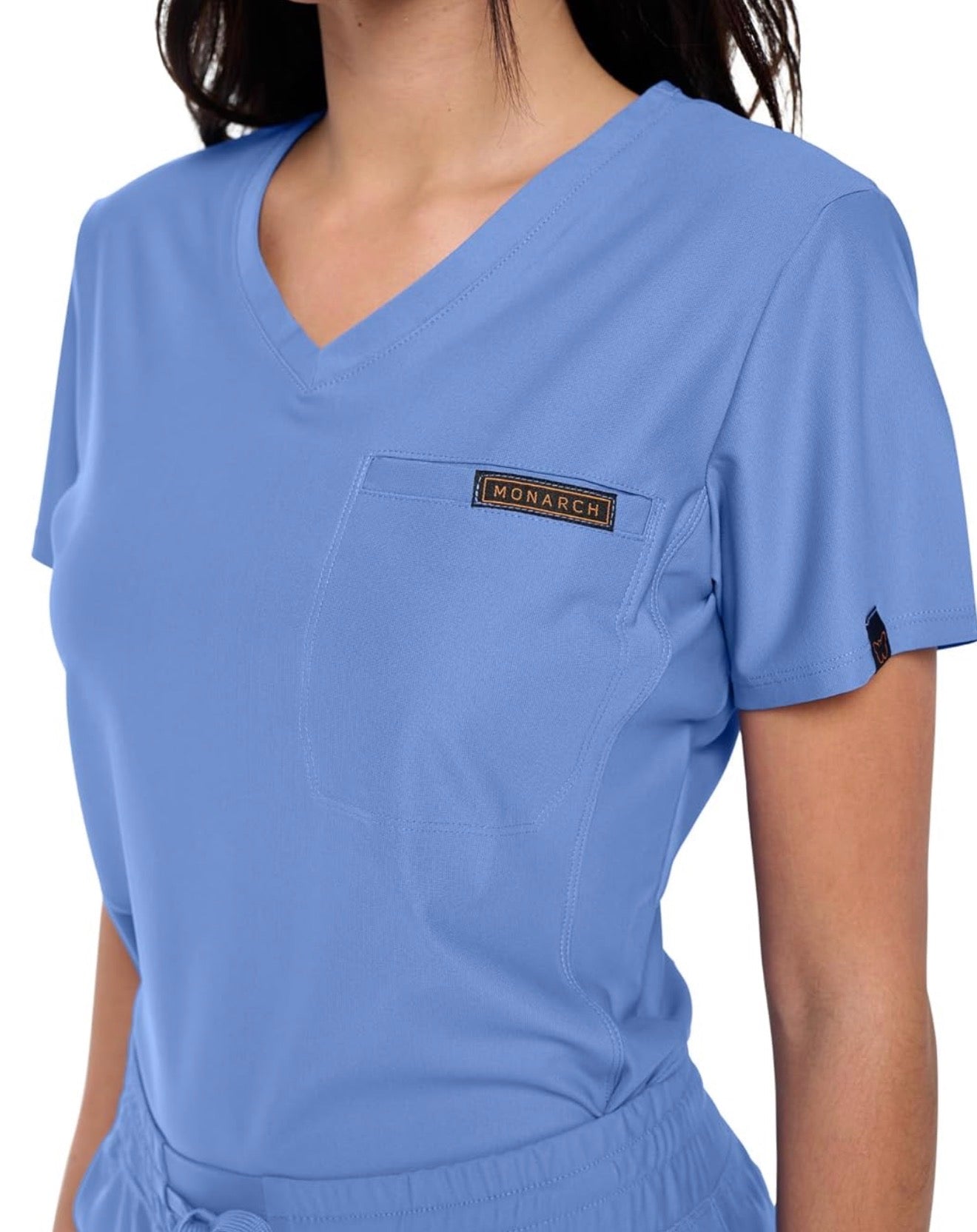 Monarch 1-pocket V-neck scrub Top