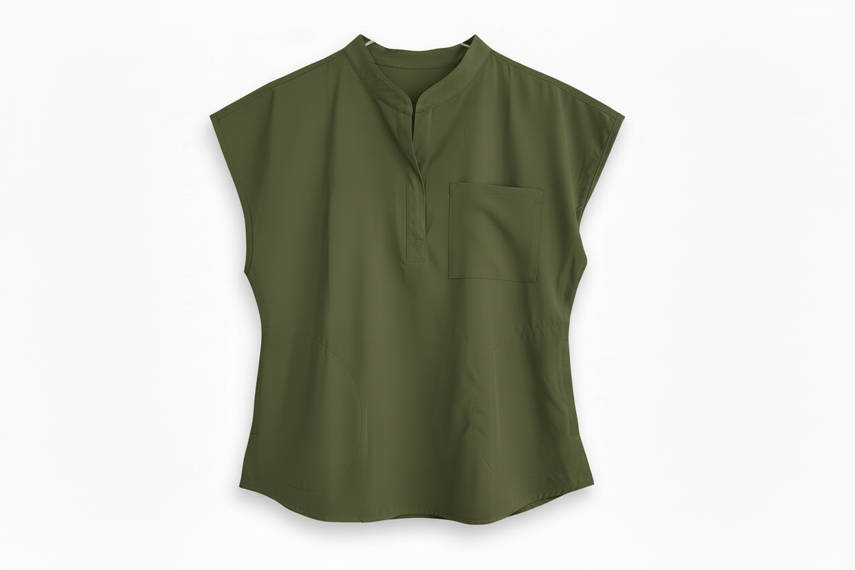 Women’s mandarin collar top