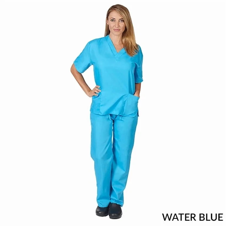 Unisex Traditional cotton Non-stretch Scrub set-Natural Uniforms