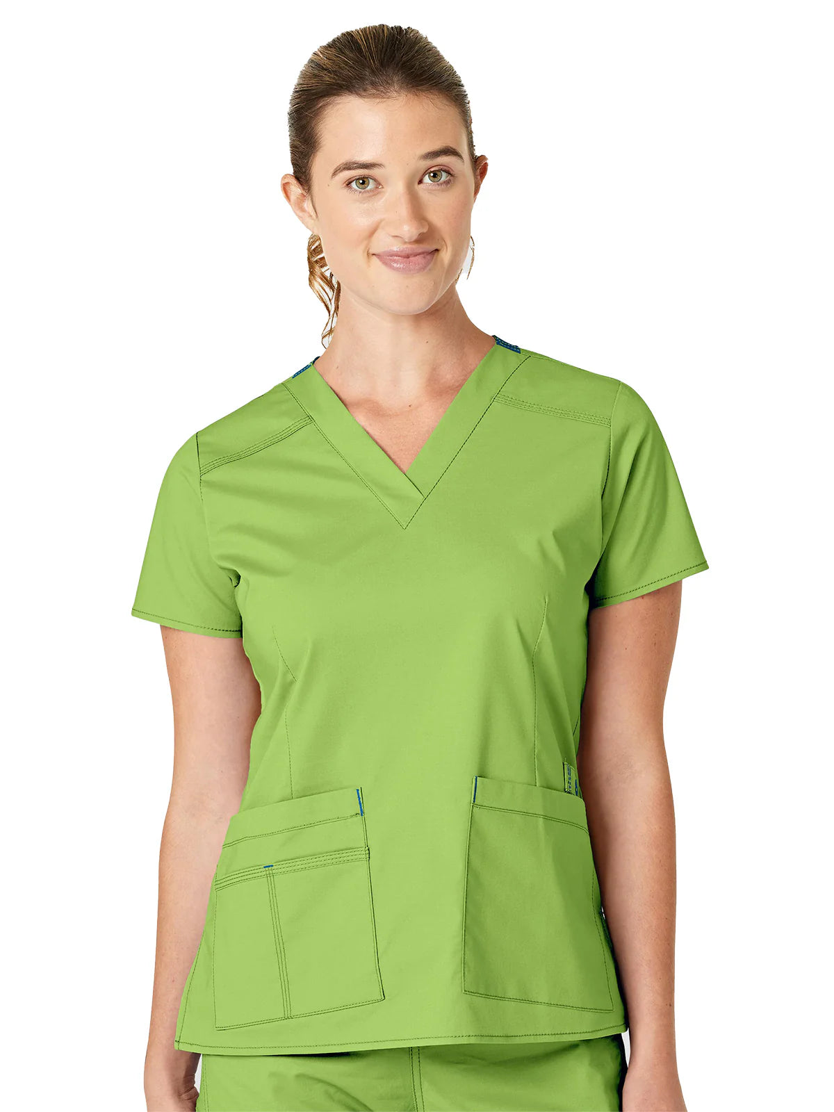 WonderFLEX Verity Women V Neck Scrub Top 6108