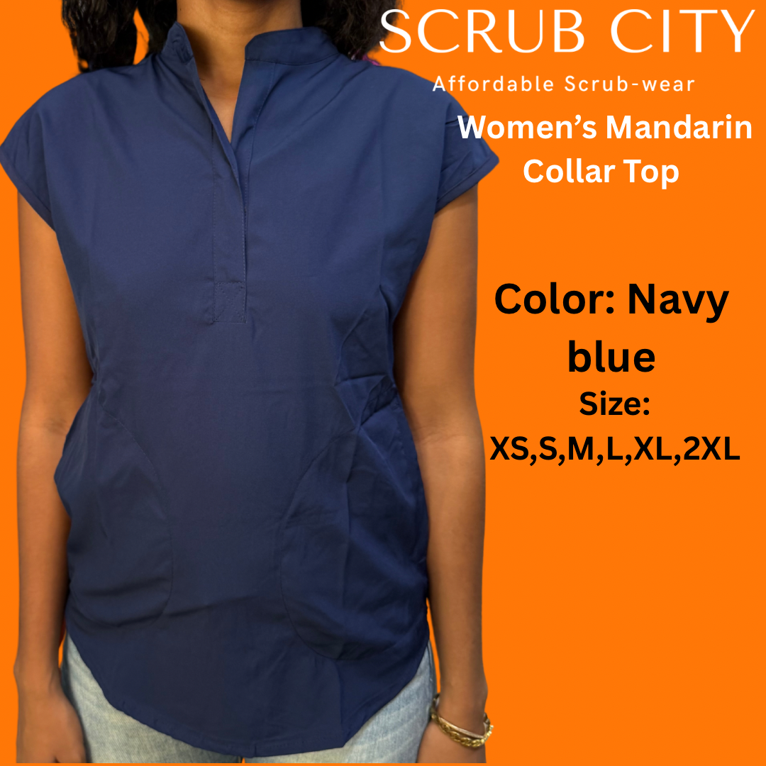 Women’s mandarin collar top