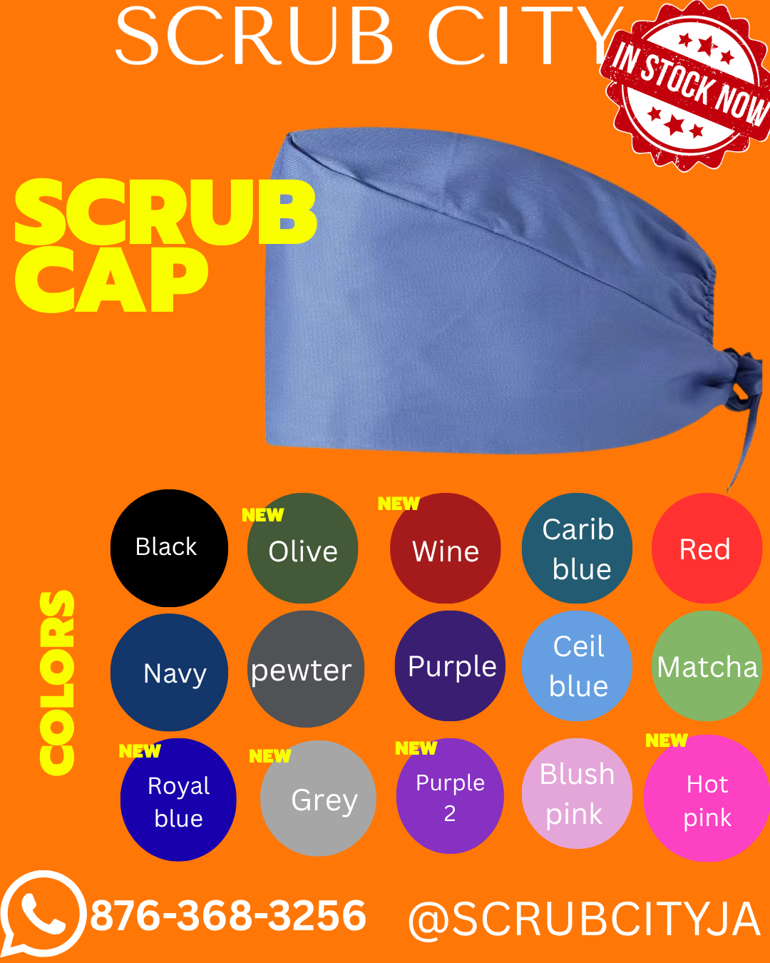 Scrub caps
