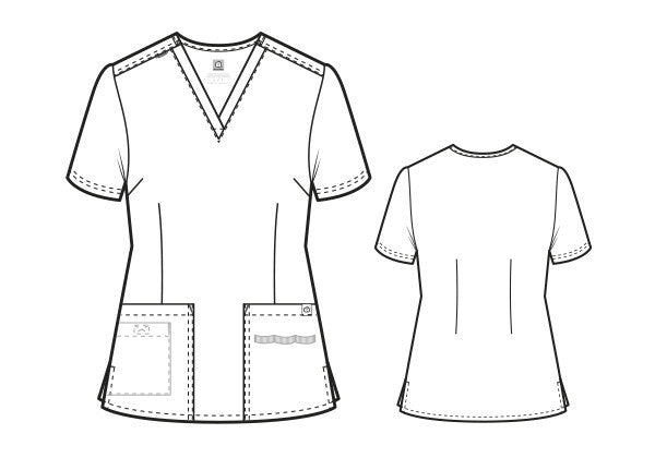 Women’s Thrive 6122 Fitted 3-Pocket V-Neck Scrub Top