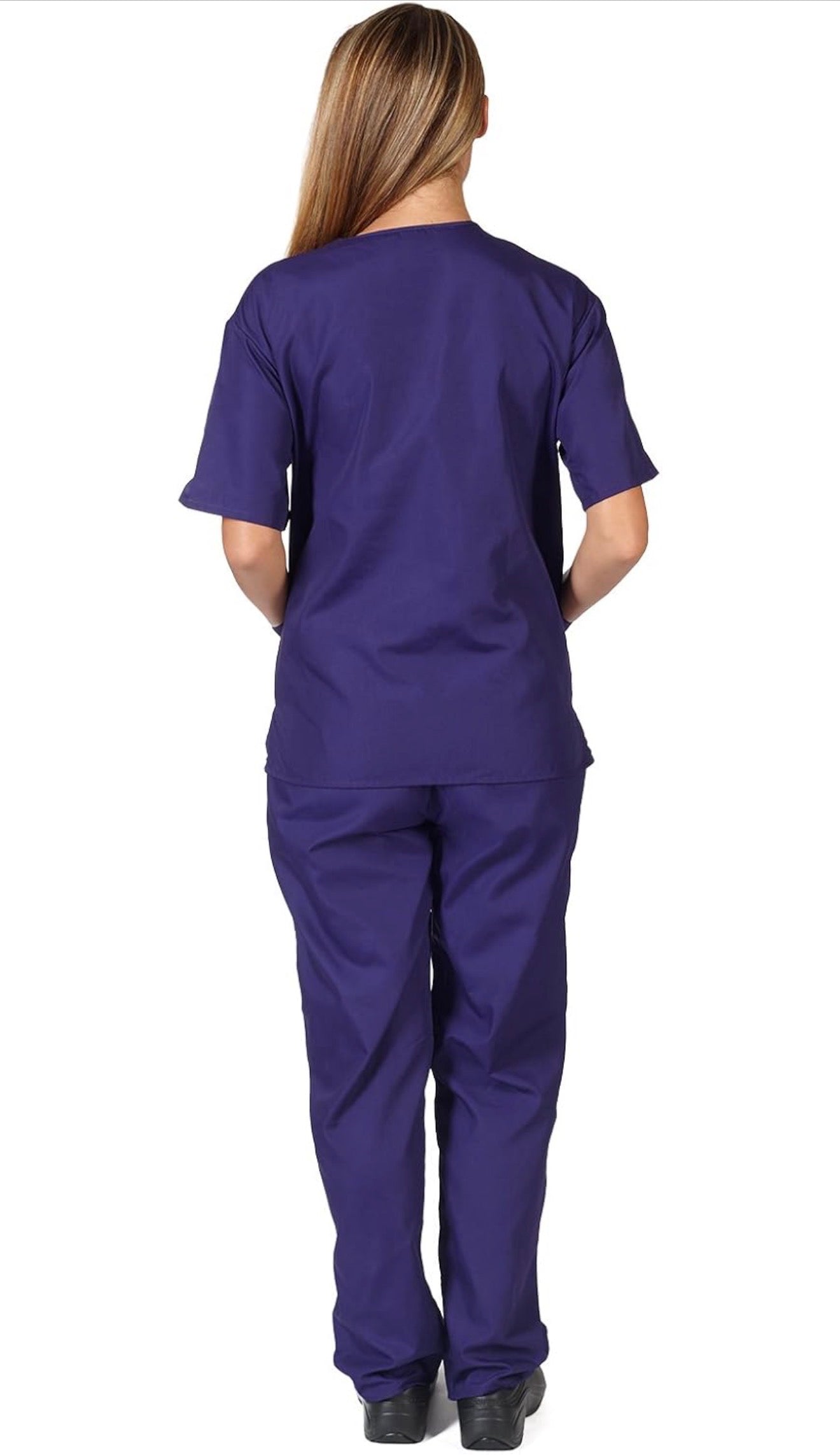 Unisex Traditional cotton Non-stretch Scrub set-Natural Uniforms