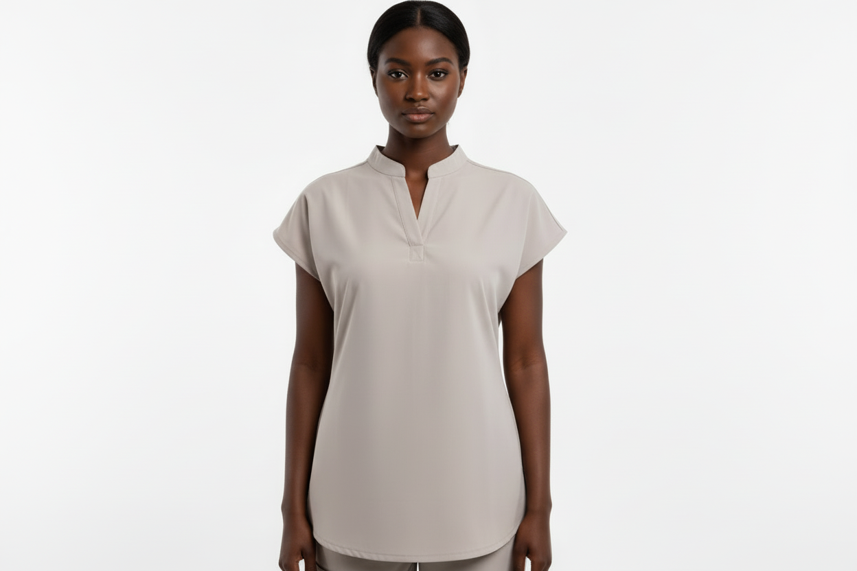 Women’s mandarin collar top