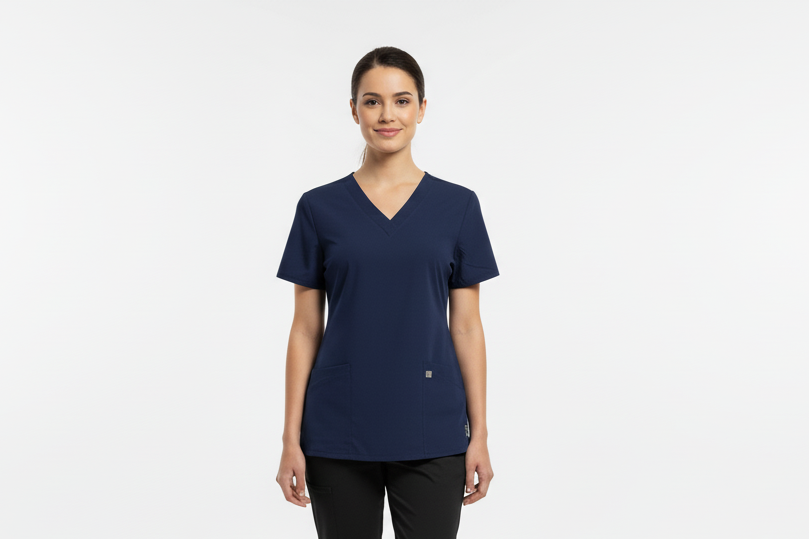 GTP unisex v- neck  scrub top