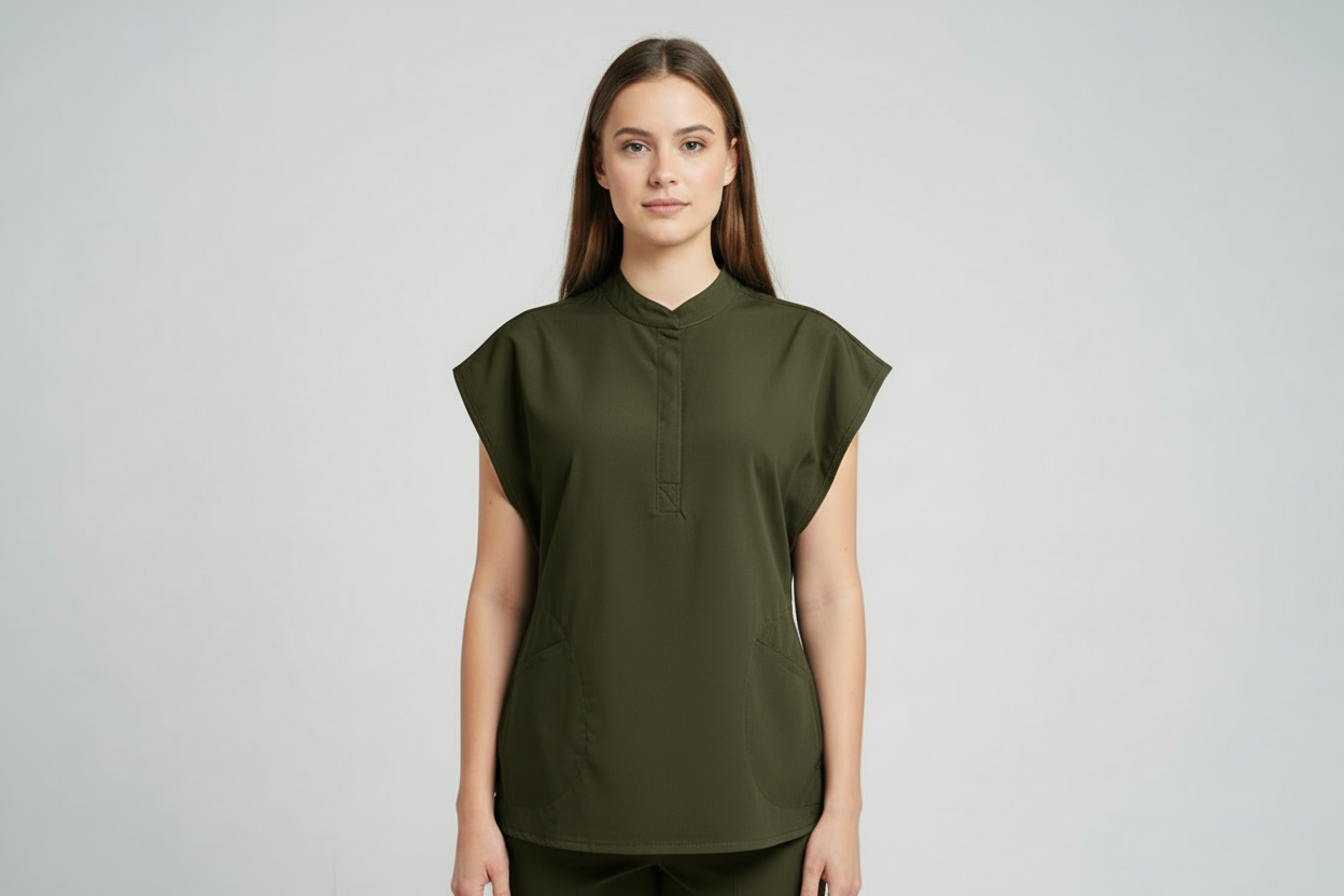 Women’s mandarin collar top