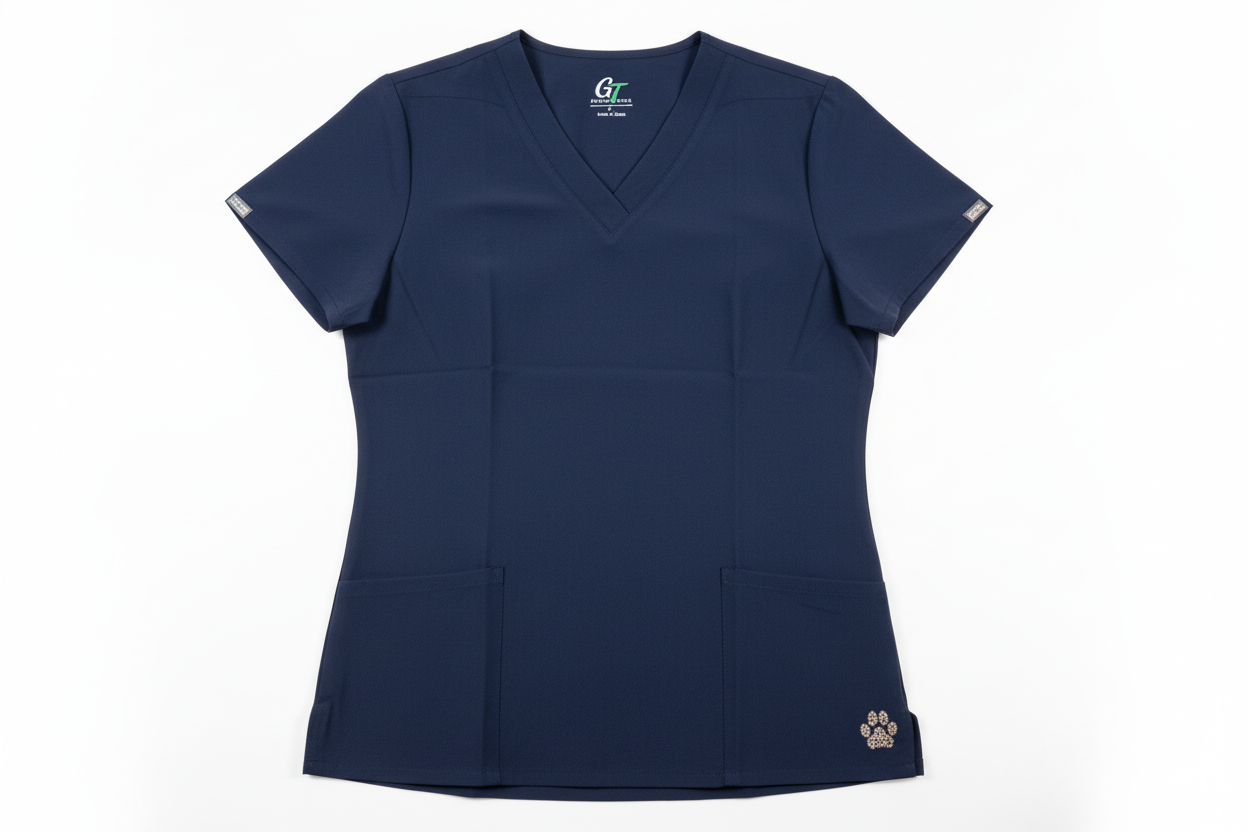 GTP unisex v- neck  scrub top