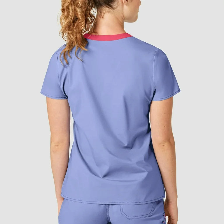 WonderFLEX Verity Women V Neck Scrub Top 6108