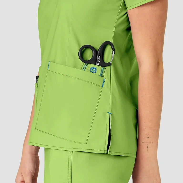 WonderFLEX Verity Women V Neck Scrub Top 6108