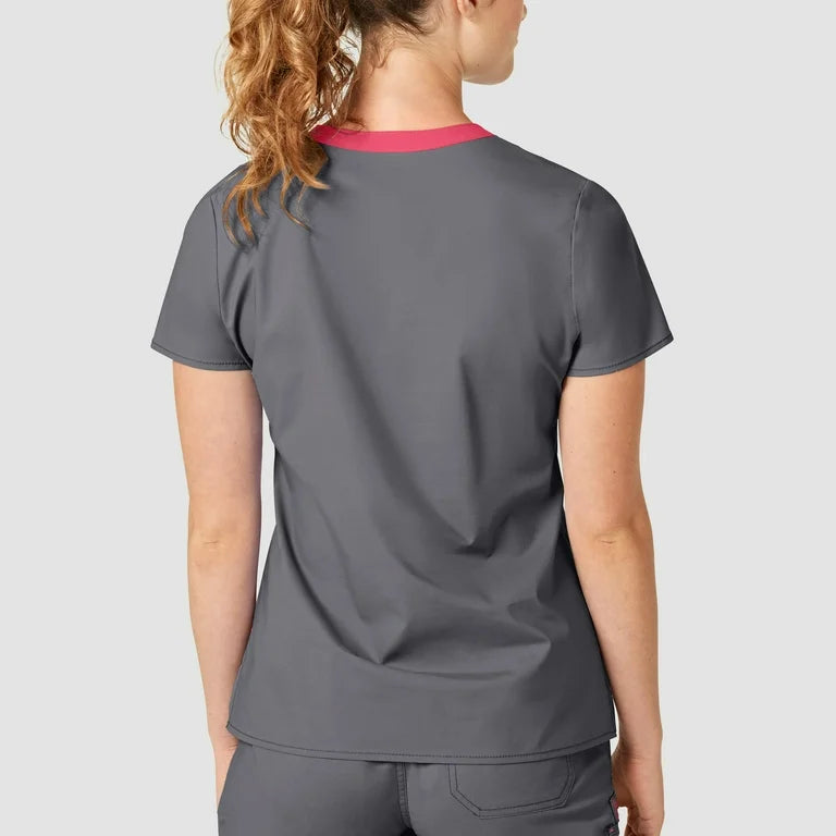 WonderFLEX Verity Women V Neck Scrub Top 6108