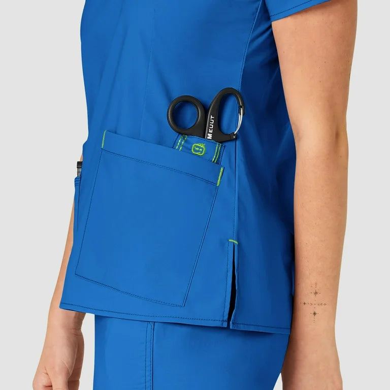 WonderFLEX Verity Women V Neck Scrub Top 6108