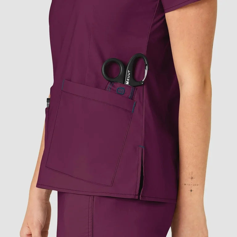 WonderFLEX Verity Women V Neck Scrub Top 6108