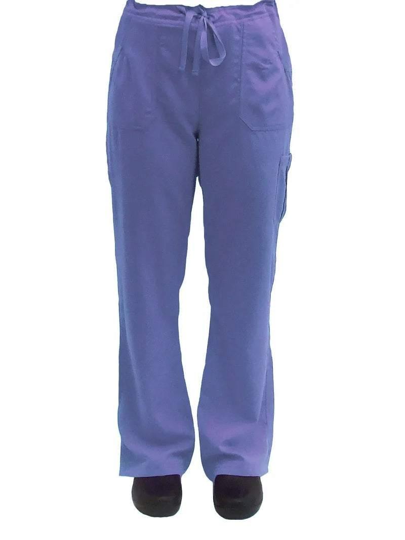 Women’s cargo Pocket Scrub Pant  stretch waist 9118 NU