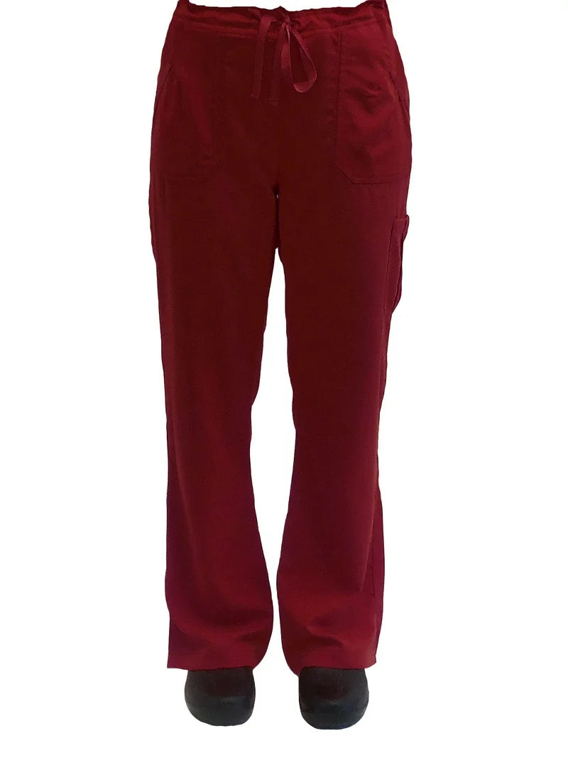 Women’s cargo Pocket Scrub Pant  stretch waist 9118 NU