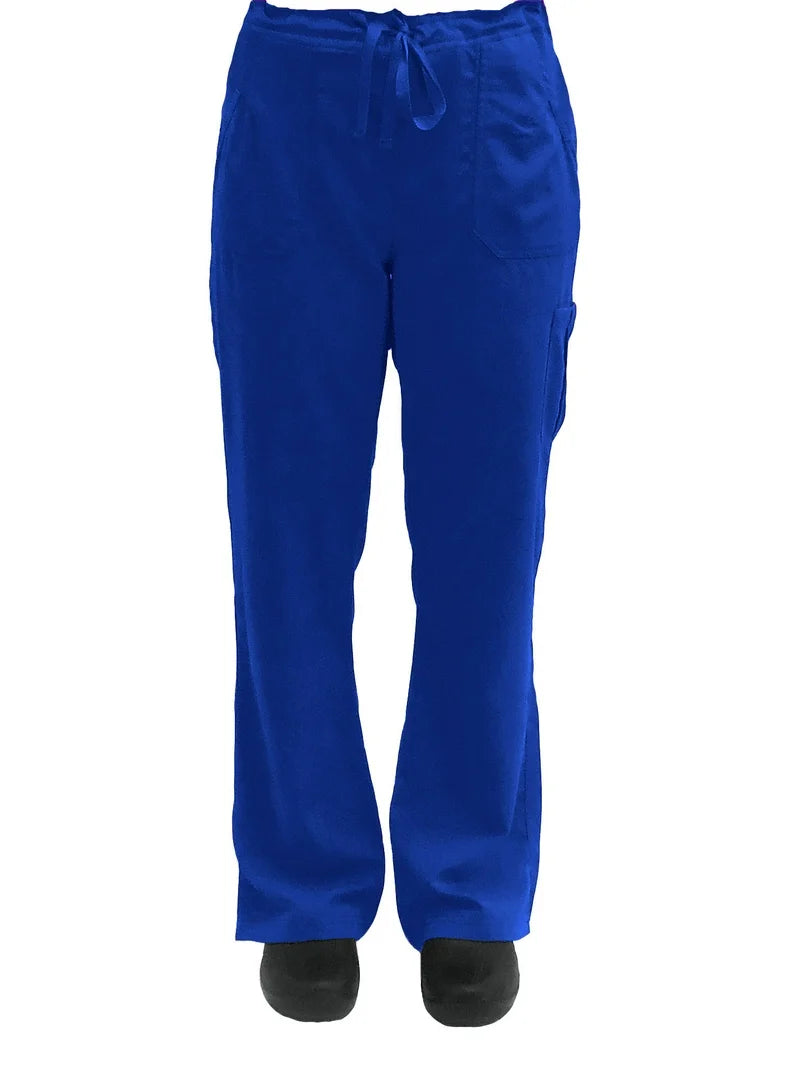 Women’s cargo Pocket Scrub Pant  stretch waist 9118 NU