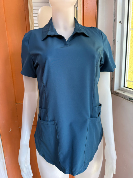 Collar Scrub Top